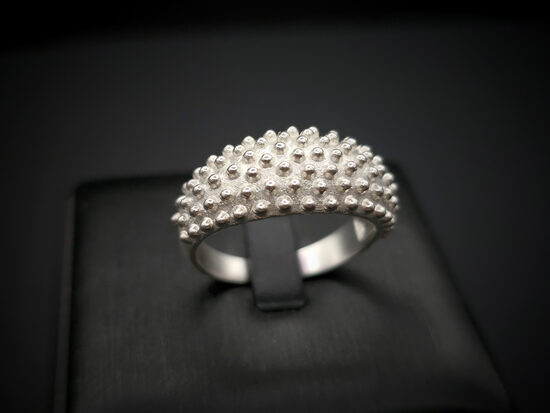 Sudraba gredzens PIESKĀRIENS, Ø19,2